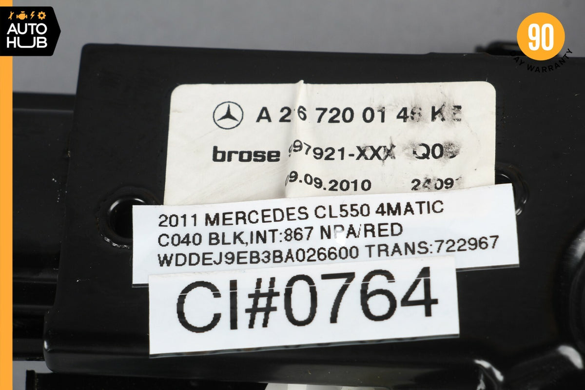 07-14 Mercedes W216 CL550 CL63 Front Left Side Window Regulator Motor OEM 59k - photo 12