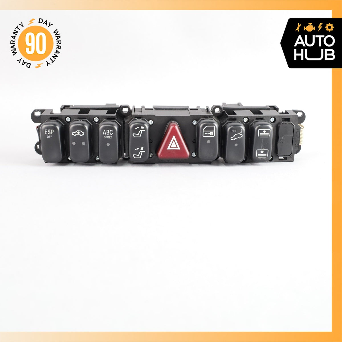 00-02 Mercedes W215 CL500 CL55 Center Dash Hazard ESP Lock Switch Control OEM - photo 4