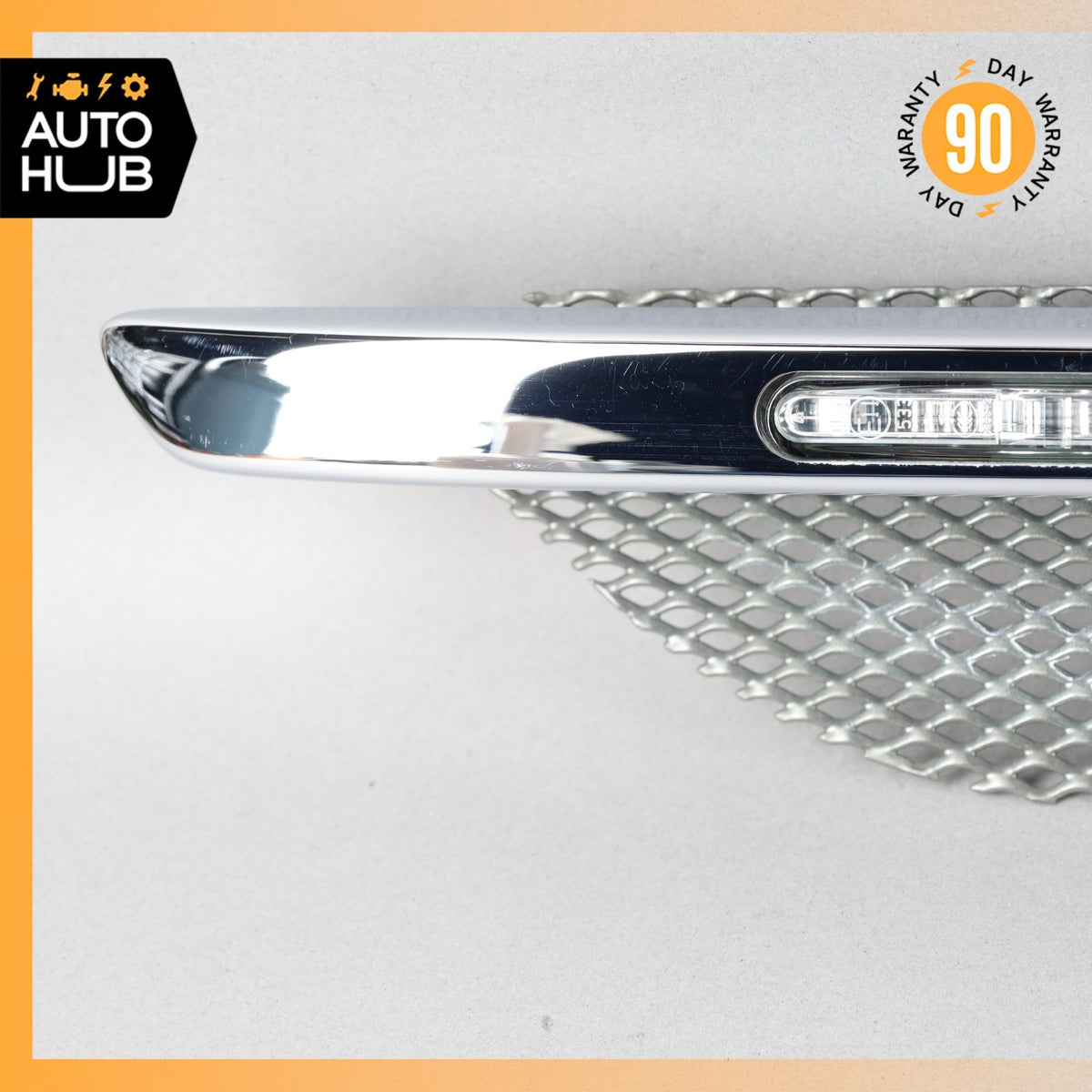 13-16 Aston Martin DB9 Left Fender Turn Signal w/ Grille Molding Trim OEM 22k - photo 3