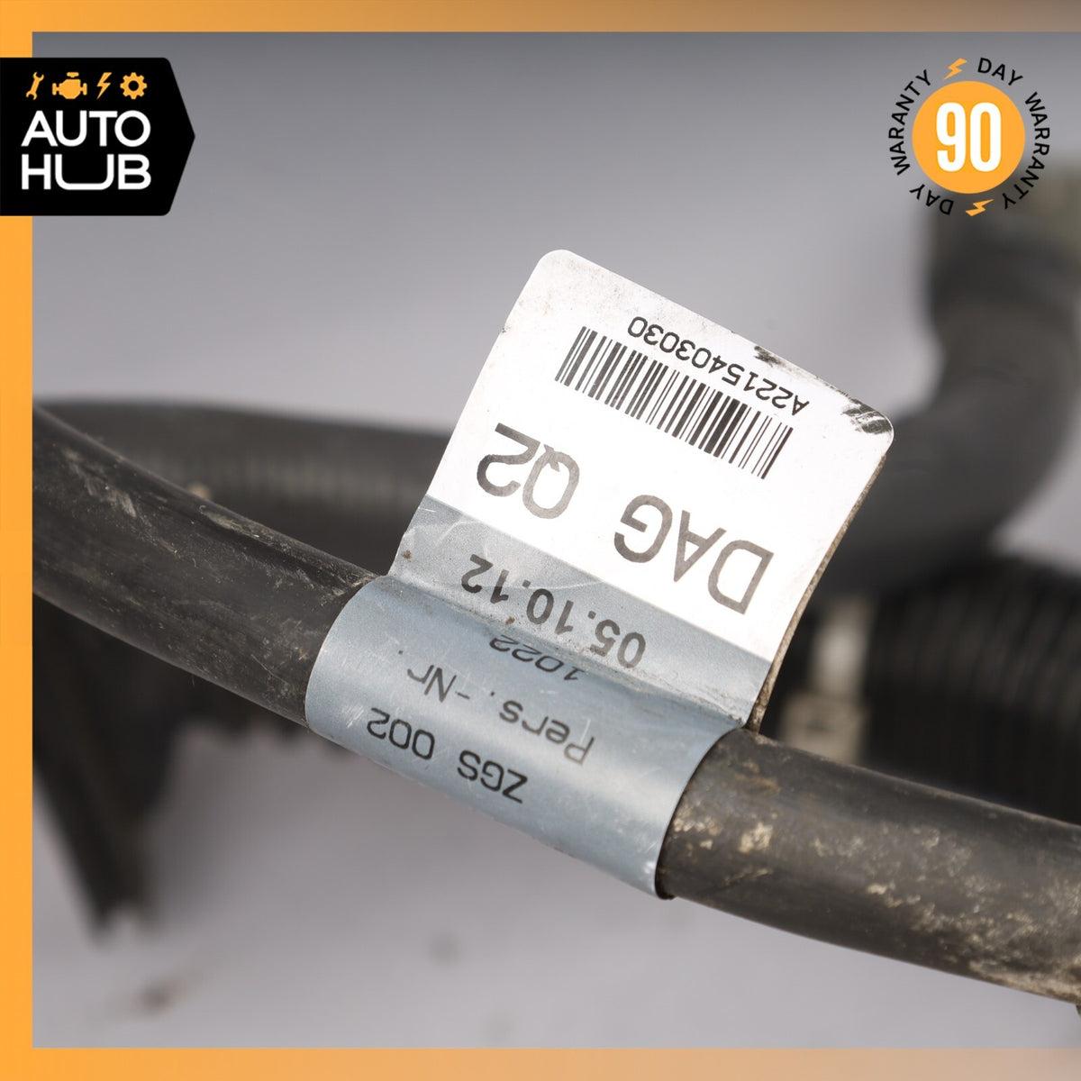 12-13 Mercedes W221 S550 4.6L Battery Starter Alternator Cable Harness OEM - photo 11