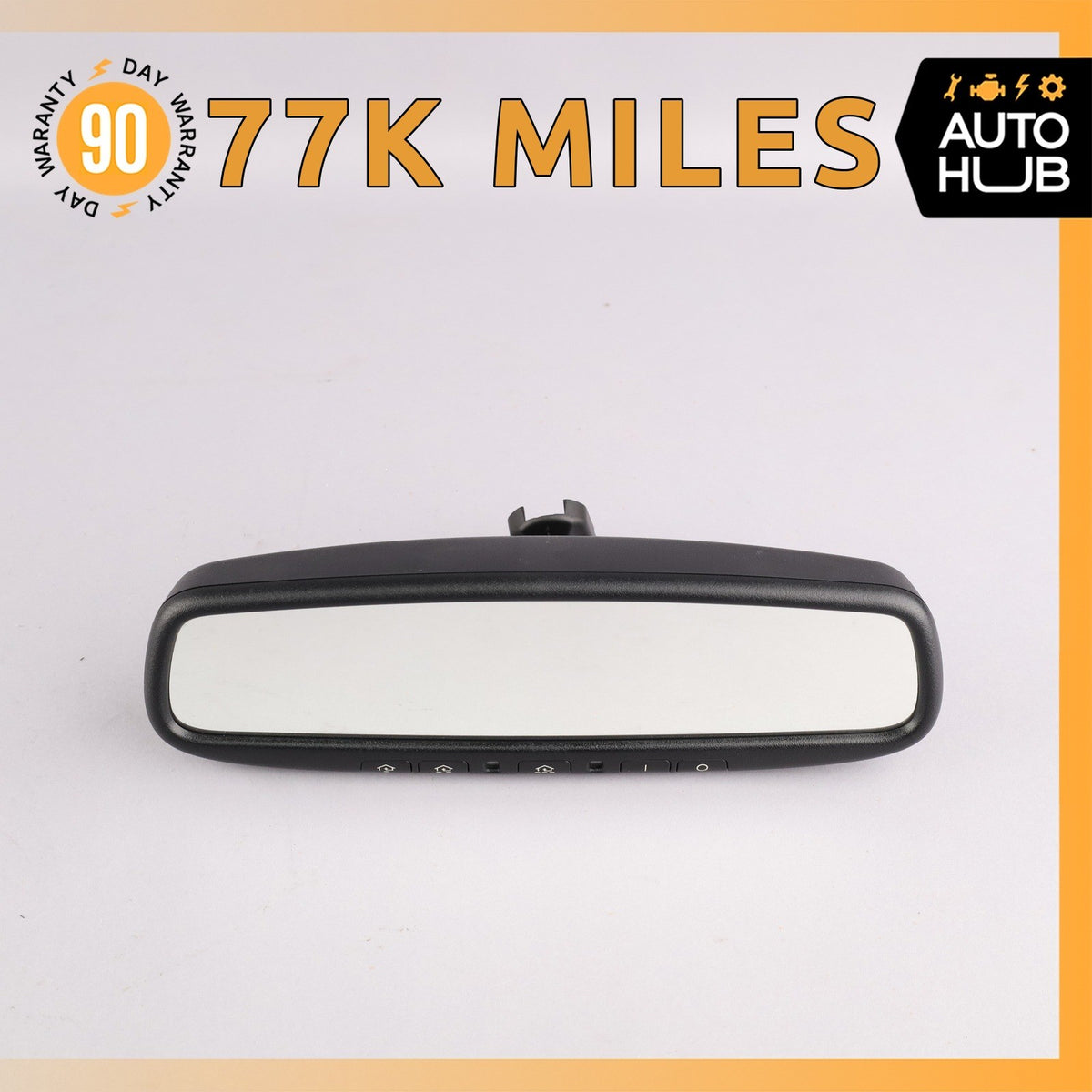 08-13 Infinity G37 Interior Rear View Mirror Black OEM 77k - photo 1