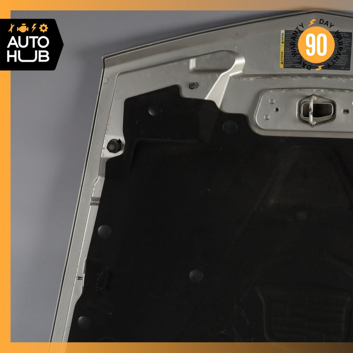 04-08 Cadillac XLR Hood Cover Panel Assembly Light Tarnished Silver OEM 69k - photo 16