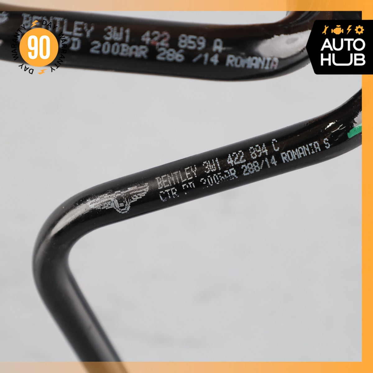 03-18 Bentley Continental GT GTC High Pressure Power Steering Hose Set OEM - photo 12