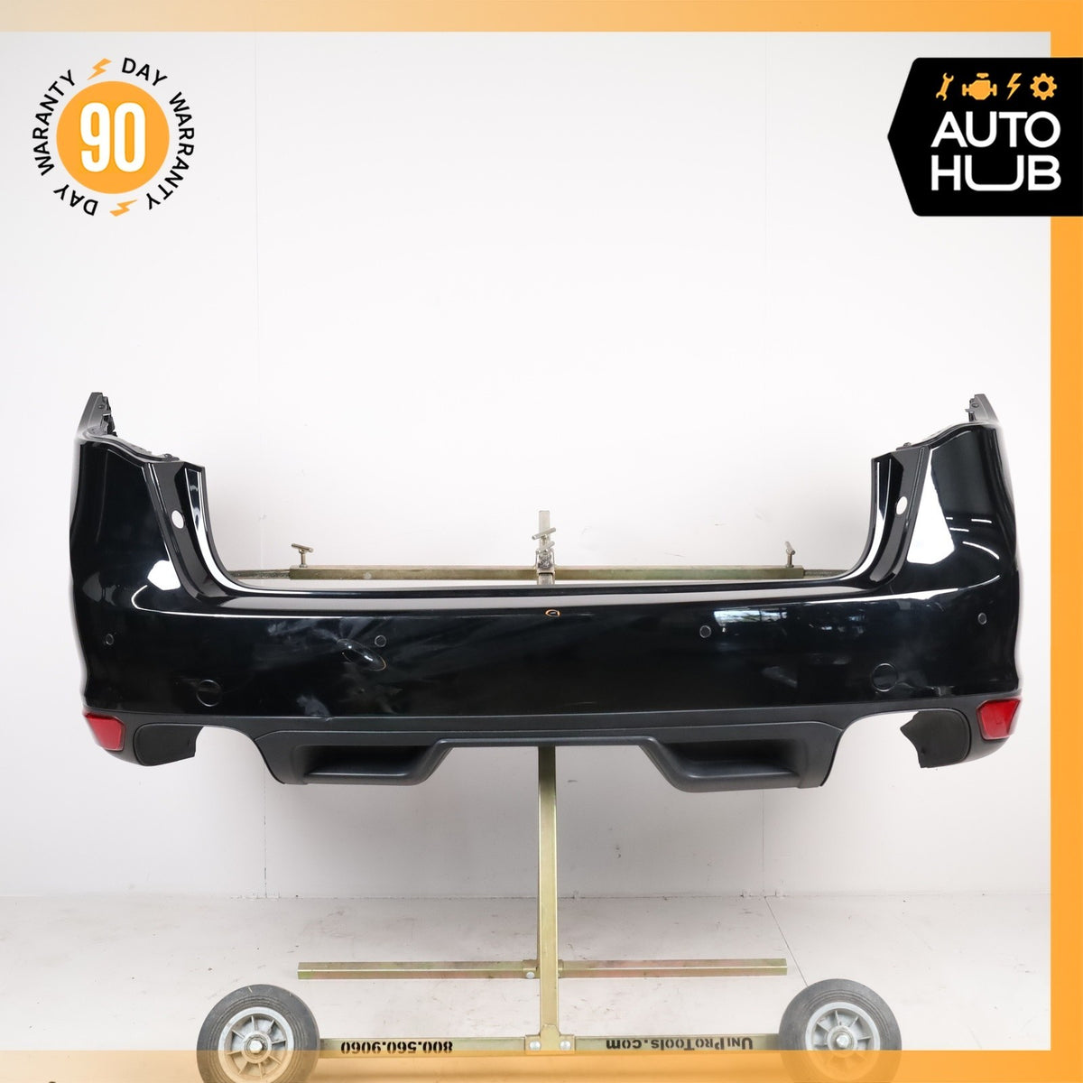 11-14 Porsche Cayenne 958 Rear Bumper Cover Assembly Black OEM - photo 1