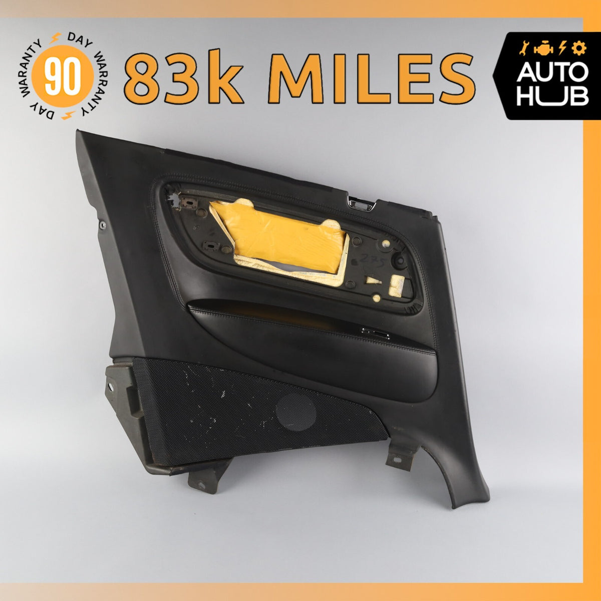 07-11 Bentley Continental GTC Speed Rear Left Side Interior Door Panel OEM 83k - photo 1