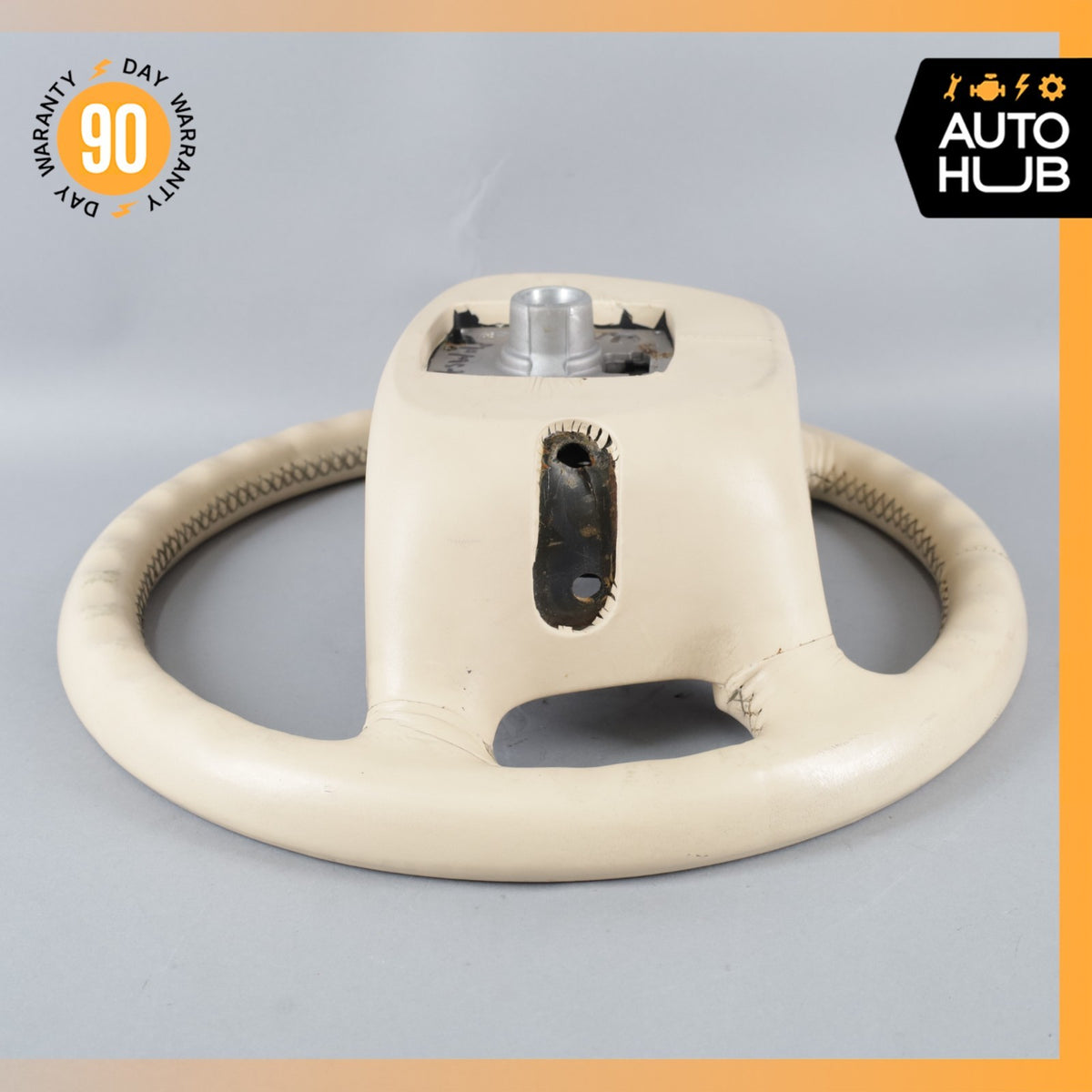 99-02 Rolls Royce Silver Seraph Steering Wheel Beige Wood PH32688PA OEM - photo 17