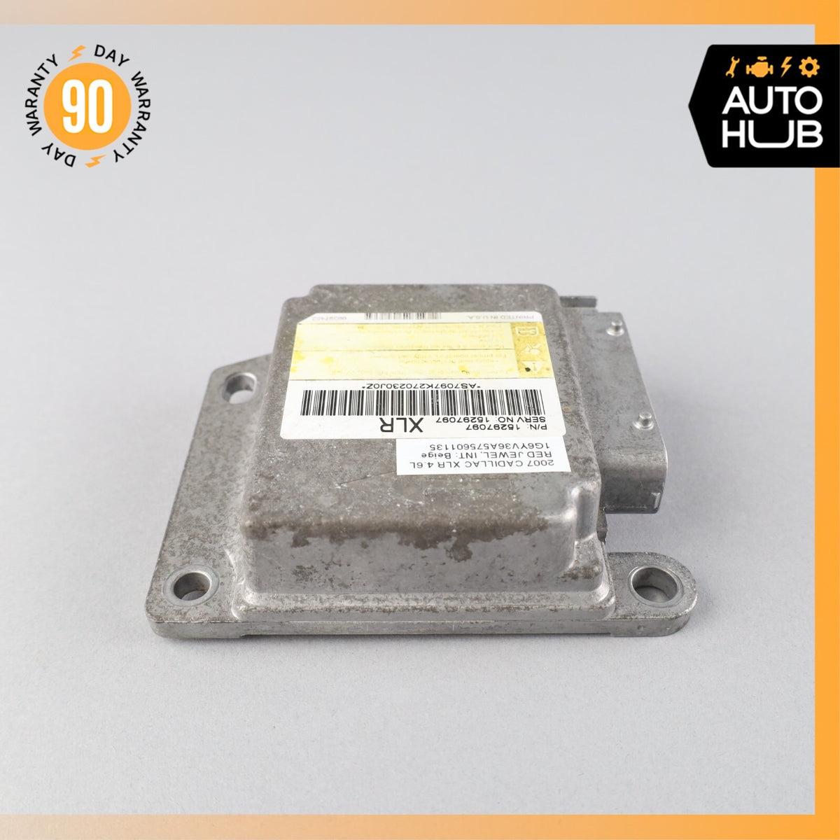 2007 Cadillac XLR Airbag Air Bag Sensor SRS Control Module 15297098 OEM - photo 5