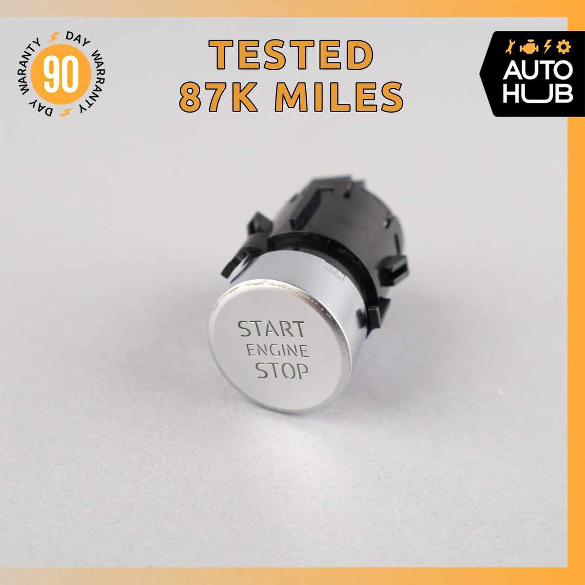 17-19 Audi 4M Q7 Engine Ignition Start Stop Control Switch OEM 87k - photo 1