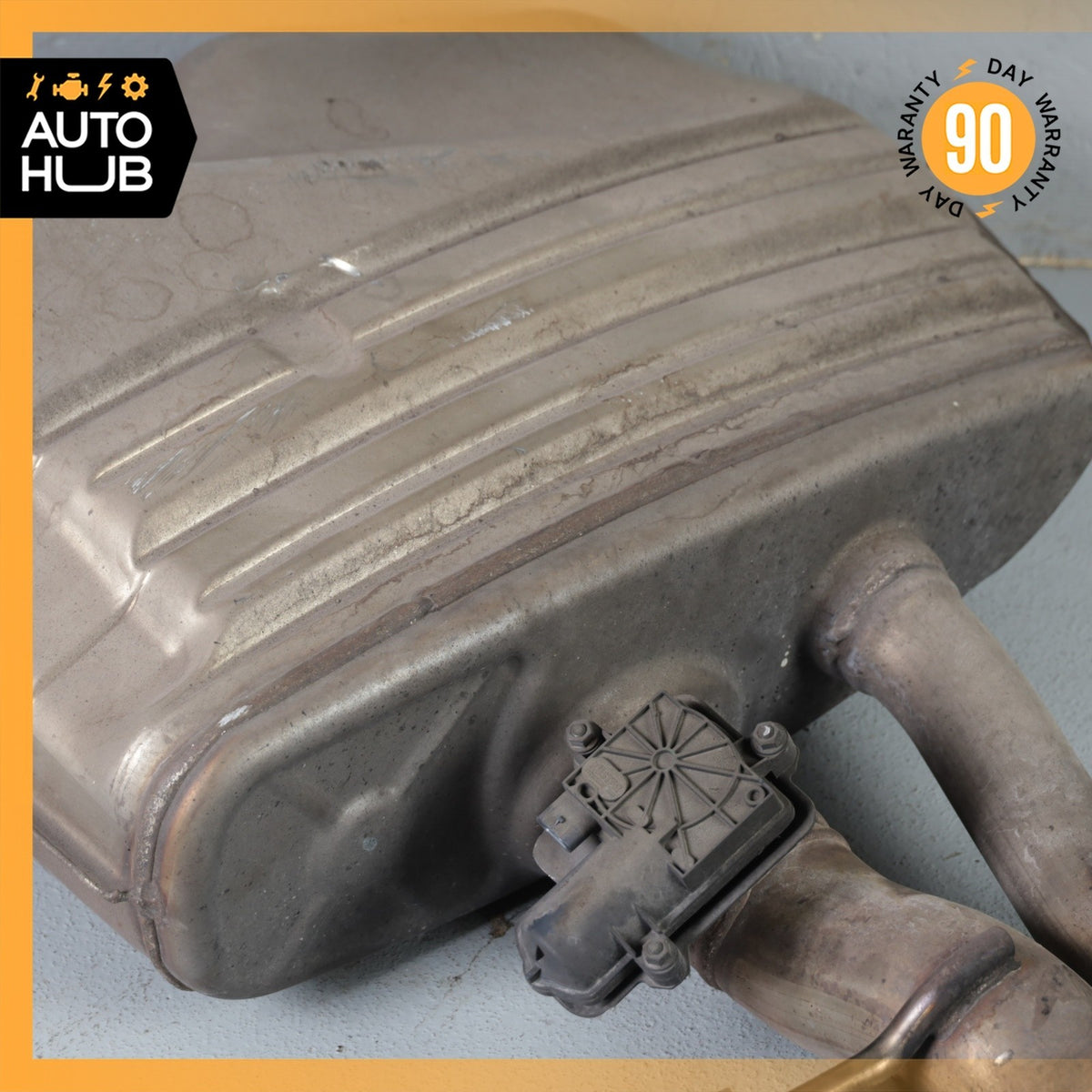 14-17 Mercedes W222 S63 AMG Sedan Exhaust Muffler Left Driver Side OEM 77k - photo 14