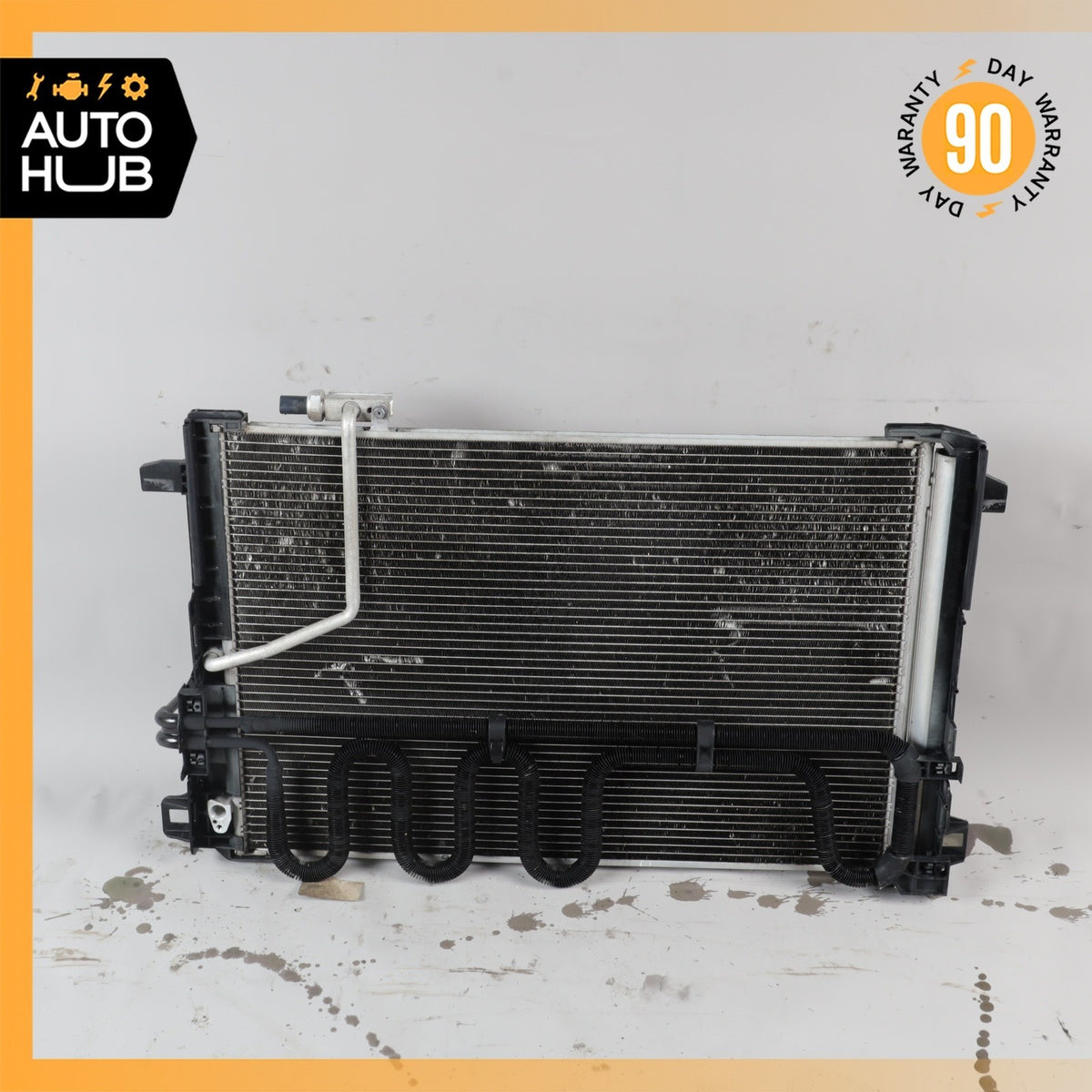 12-16 Mercedes R172 SLK350 M276 AC Air A/C Condenser Steering Oil Cooler OEM - photo 2