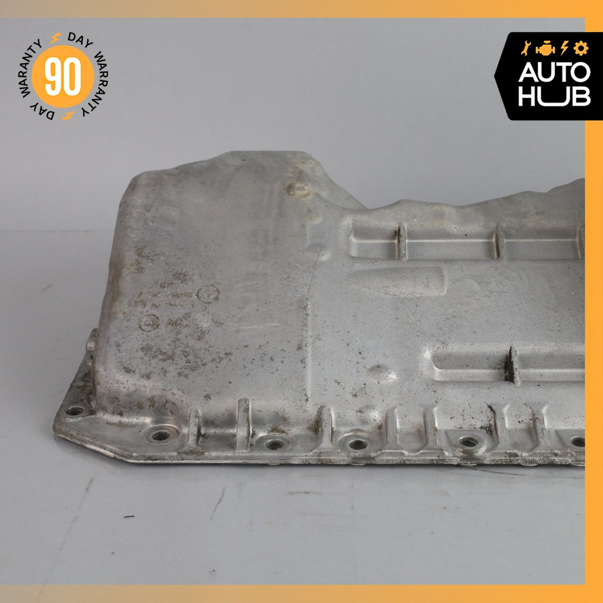 06-13 BMW E60 528i Z4 128i 3.0L N52B30 Engine Motor Lower Oil Pan 7552414 OEM - photo 3