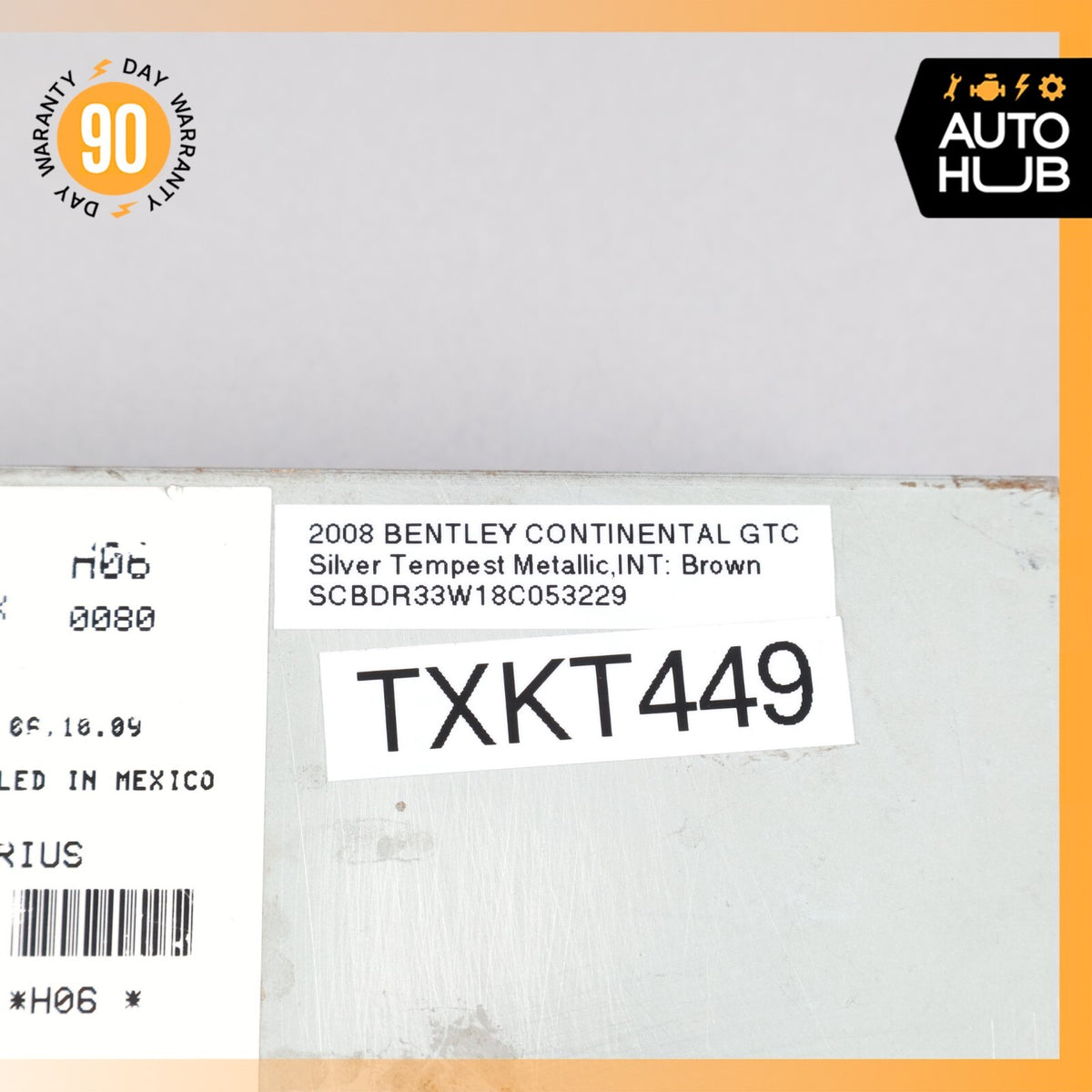 2008 Bentley Continental GTC Satellite Radio Control Module Unit OEM - photo 8
