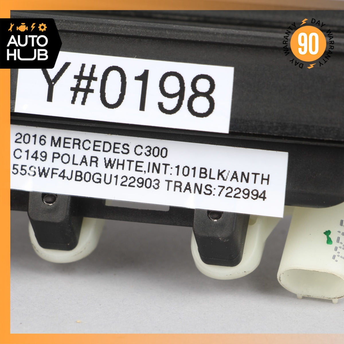 14-20 Mercedes W205 C300 C350e SLC300 Trunk Tailgate Release Open Handle OEM 41k - photo 8