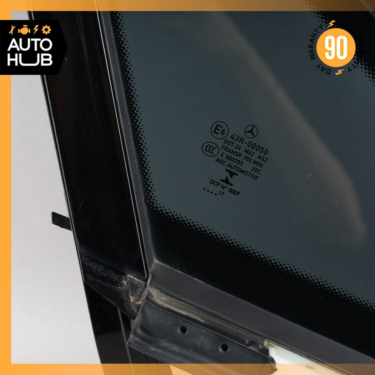 18-23 Mercedes W238 E400 E450 Coupe Rear Left Side Quarter Window Glass OEM - photo 4