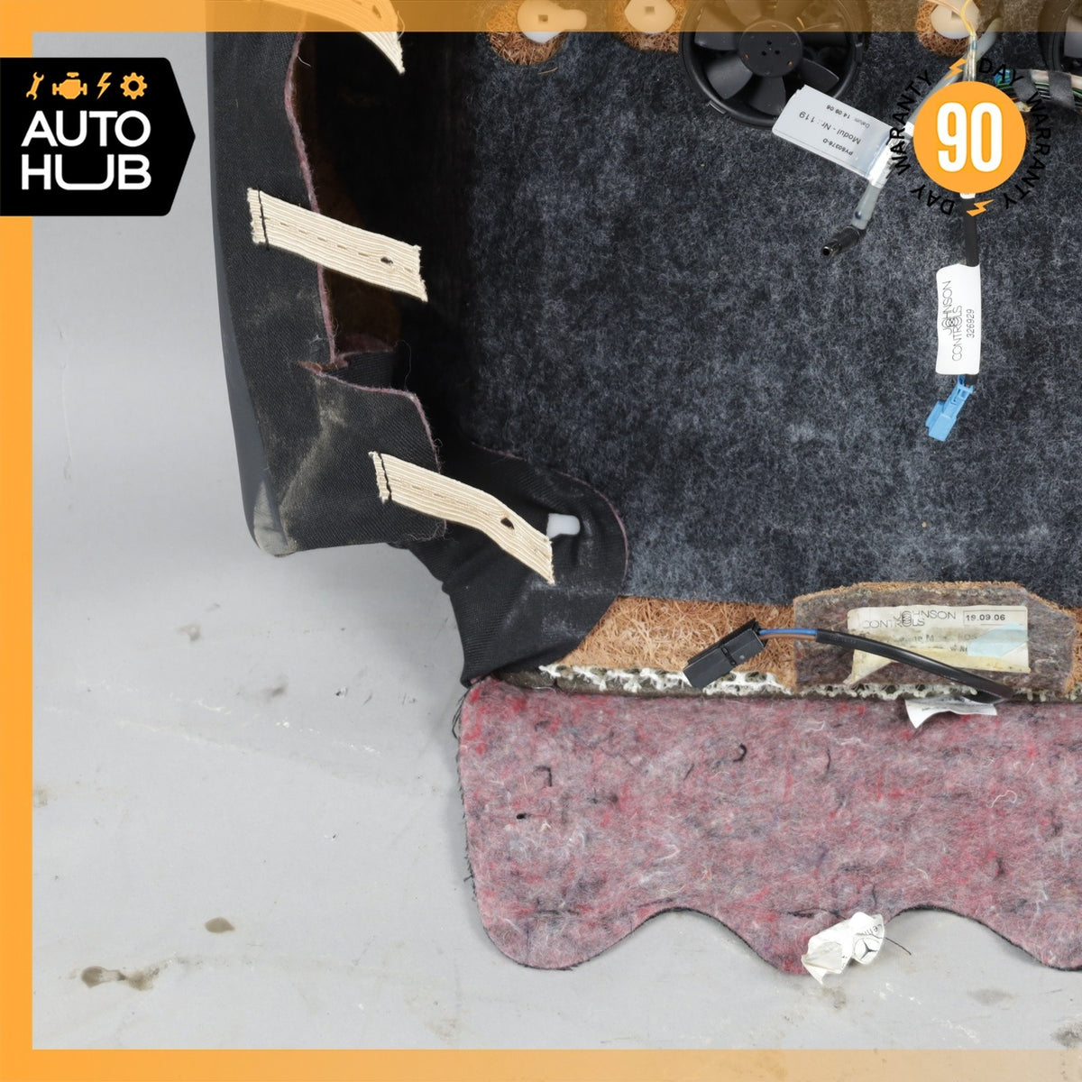 07-09 Mercedes W221 S600 Front Right Side Seat Upper Cushion Exclusive Black OEM - photo 14