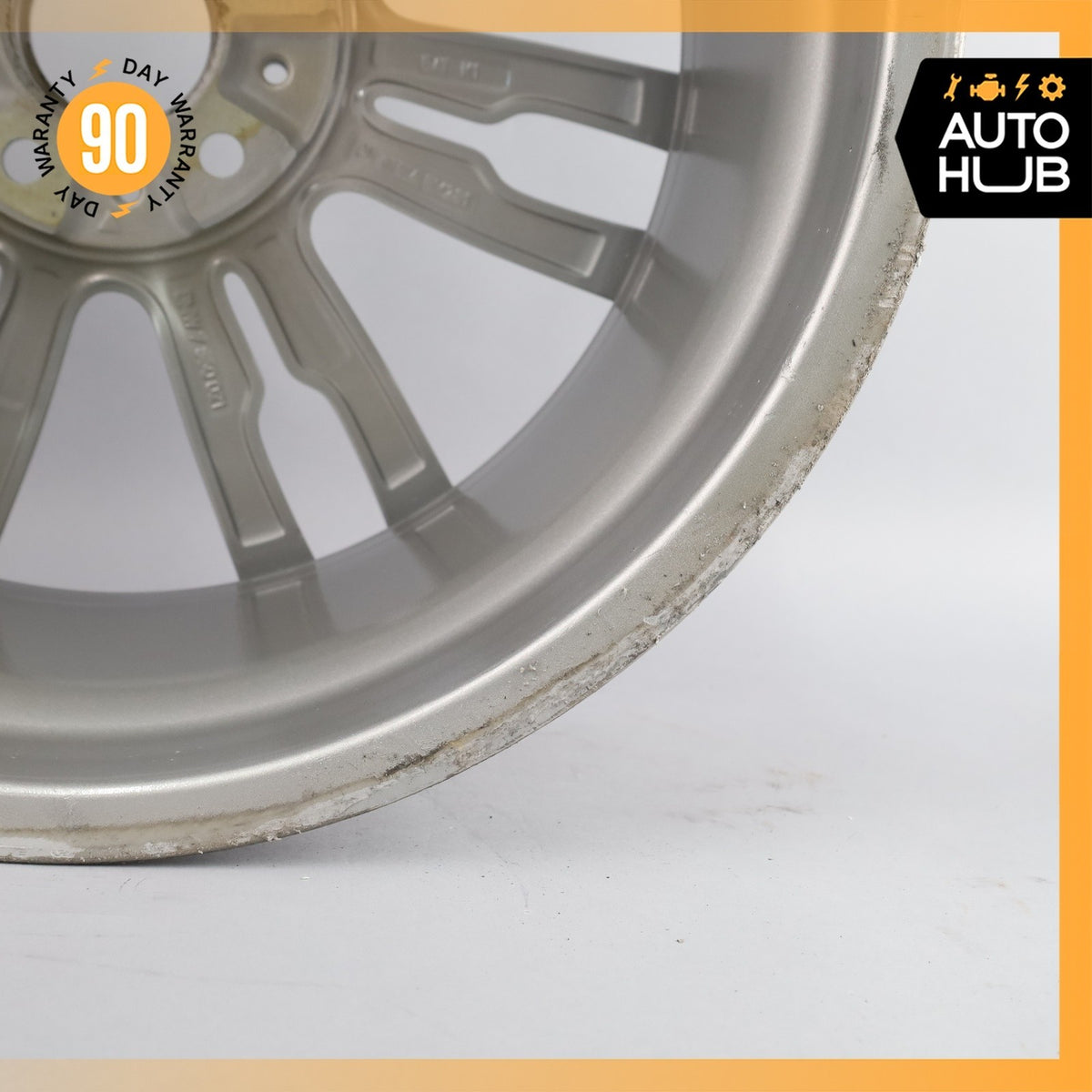 BMW F30 330e 335i 8.5 x 19 19" Style 403 Rear Wheel Rim Polished Gray OEM - photo 12