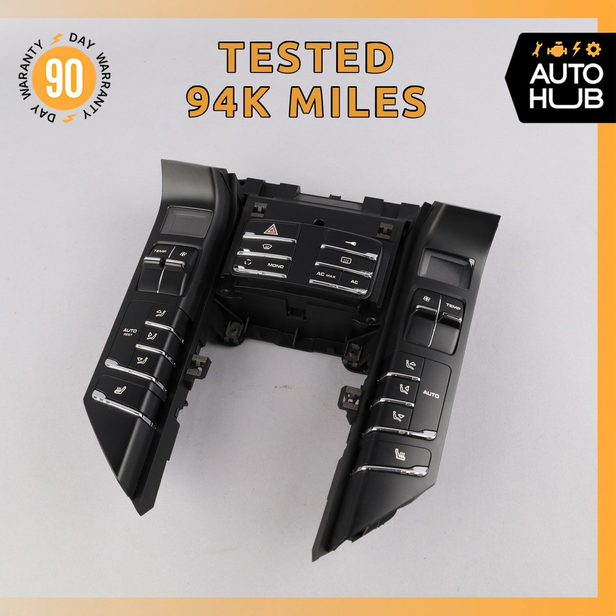 11-12 Porsche Cayenne 958 Front A/C Climate Control Switch 7P5907040AA OEM - photo 1