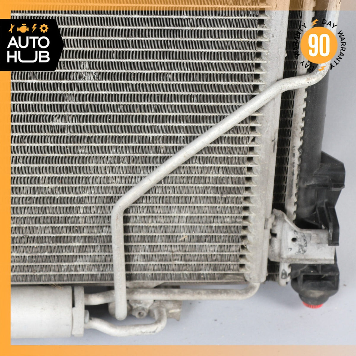 06-07 Mercedes W209 CLK350 C350 Engine Cooling Radiator AC A/C Condenser OEM - photo 6