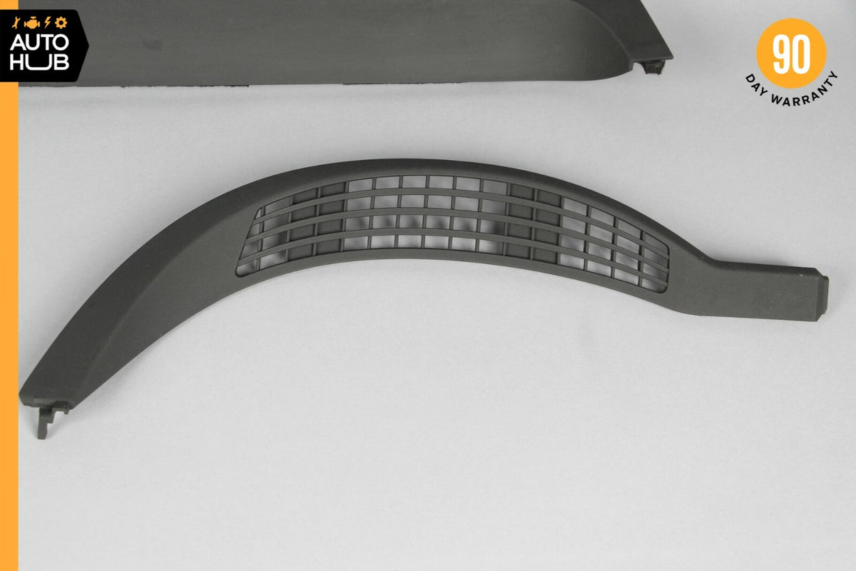 07-13 Mercedes W221 S550 S400 Dashboard Air Vent Trim Panel Cover Set Black OEM - photo 4