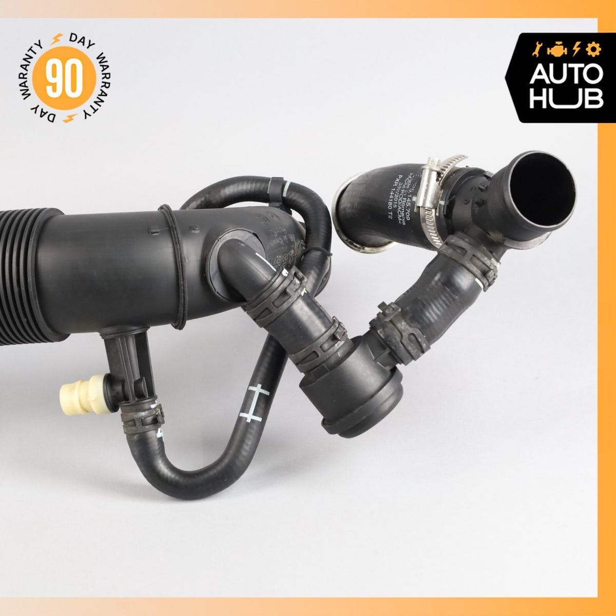 15-18 Porsche Cayenne 958 GTS Left Driver Side Air Intake Cleaner Hose Tube OEM - photo 13
