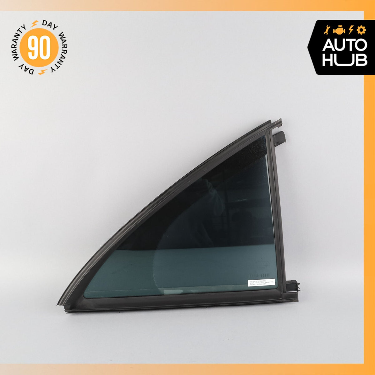 07-13 Mercedes W221 S550 S63 AMG Quarter Window Glass Rear Right Side OEM - photo 1
