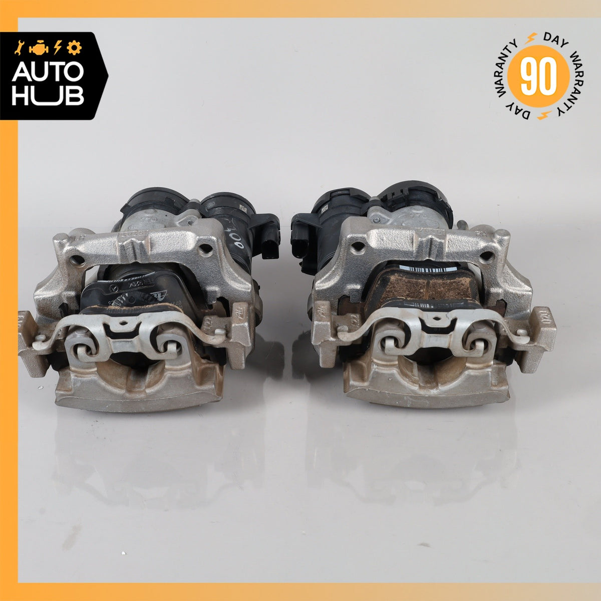 Mercedes W205 C300 C350e Rear Brake Caliper Calipers w/ Actuator Set OEM 57k - photo 14