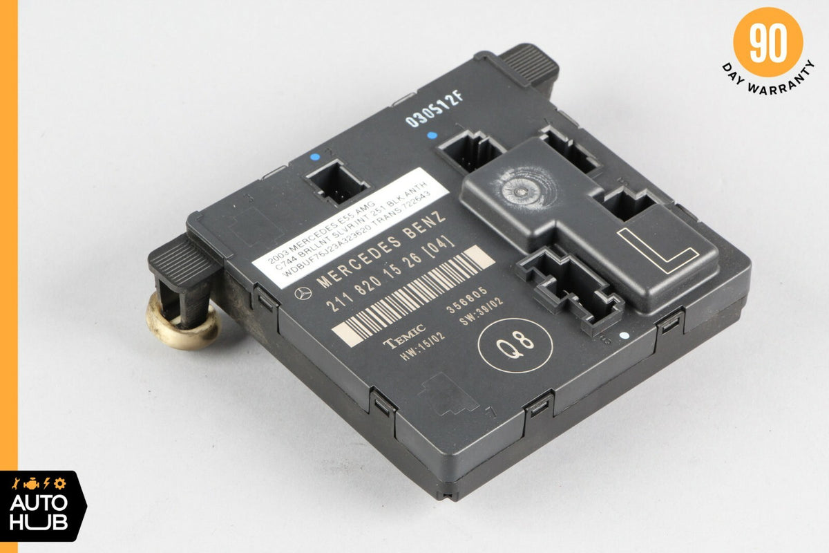 03-06 Mercedes W211 E320 E350 E55 Door Control Module Rear Left 2118201526 OEM - photo 1