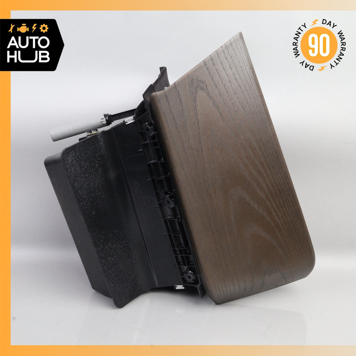 14-21 BMW i3 I01 Hybrid Right Side Dashboard Glove Box Compartment Wood OEM - photo 13