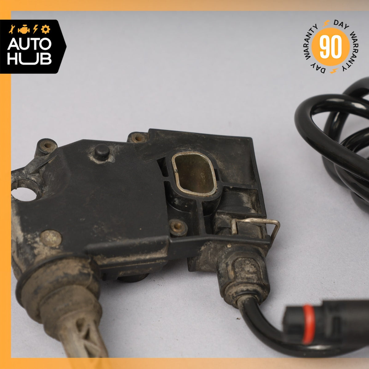 90-98 Mercedes R129 600SL 300SL Rear Left Side Roll Over Bar Sensor w/ Line OEM - photo 3