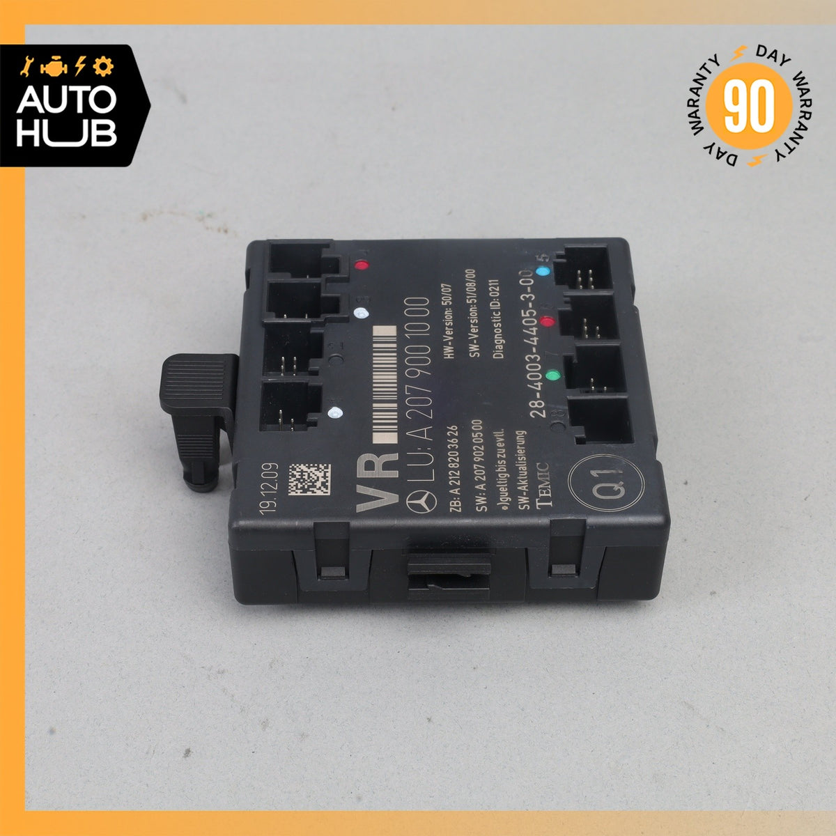10-13 Mercedes W207 E550 Coupe Front Right Side Door Control Module OEM - photo 3