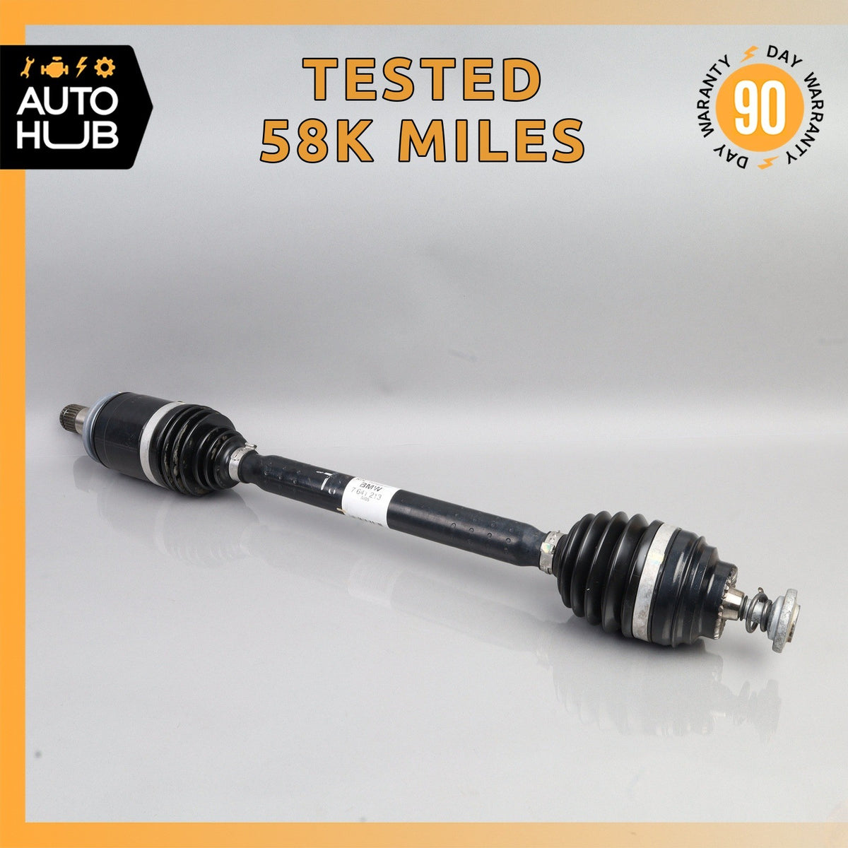 14-21 BMW i3 I01 Rear Left Driver Side CV Axle Half Shaft 7641213 OEM 58k - photo 1