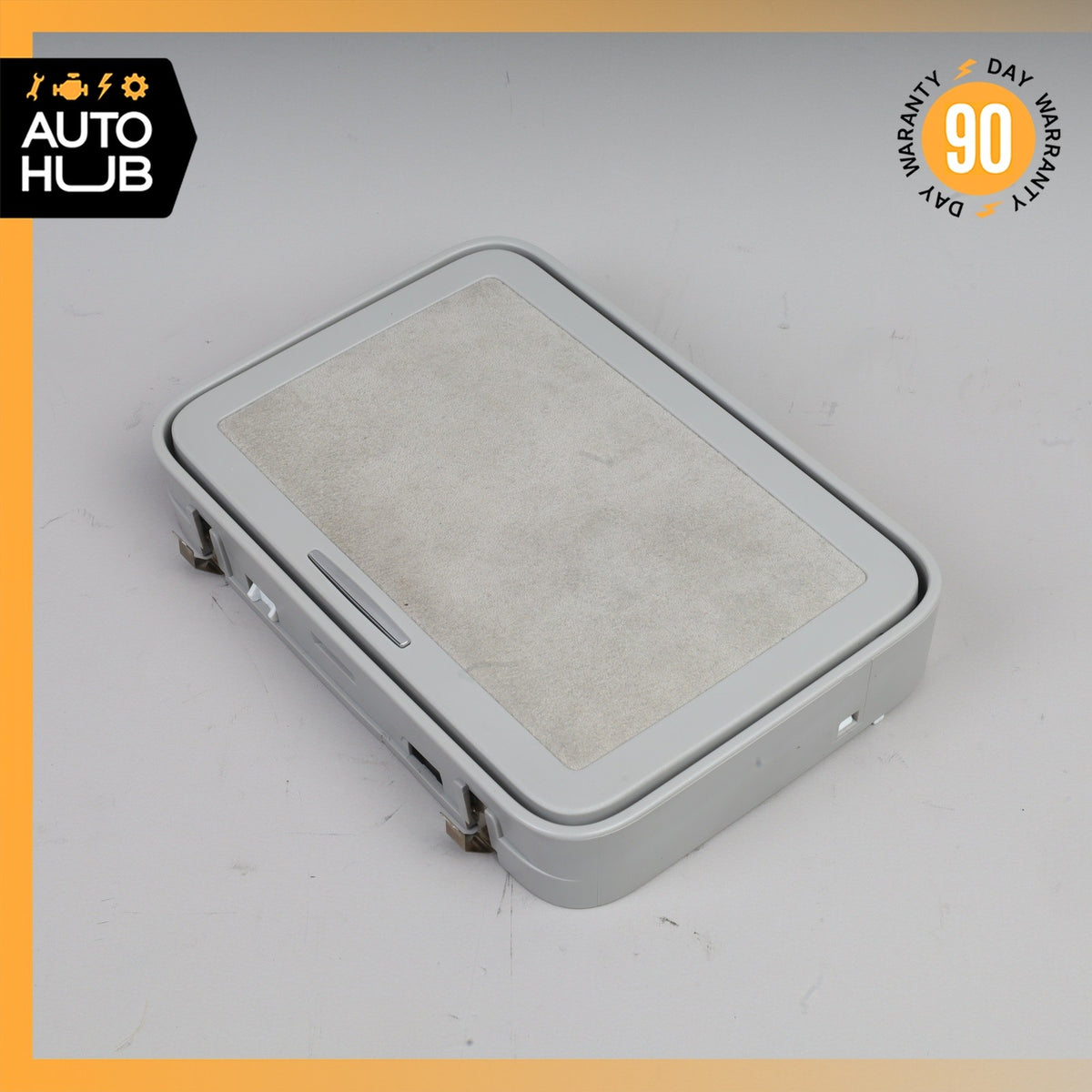 07-13 Mercedes W221 S600 S63 AMG Rear Overhead Vanity Mirror Suede Gray OEM - photo 5