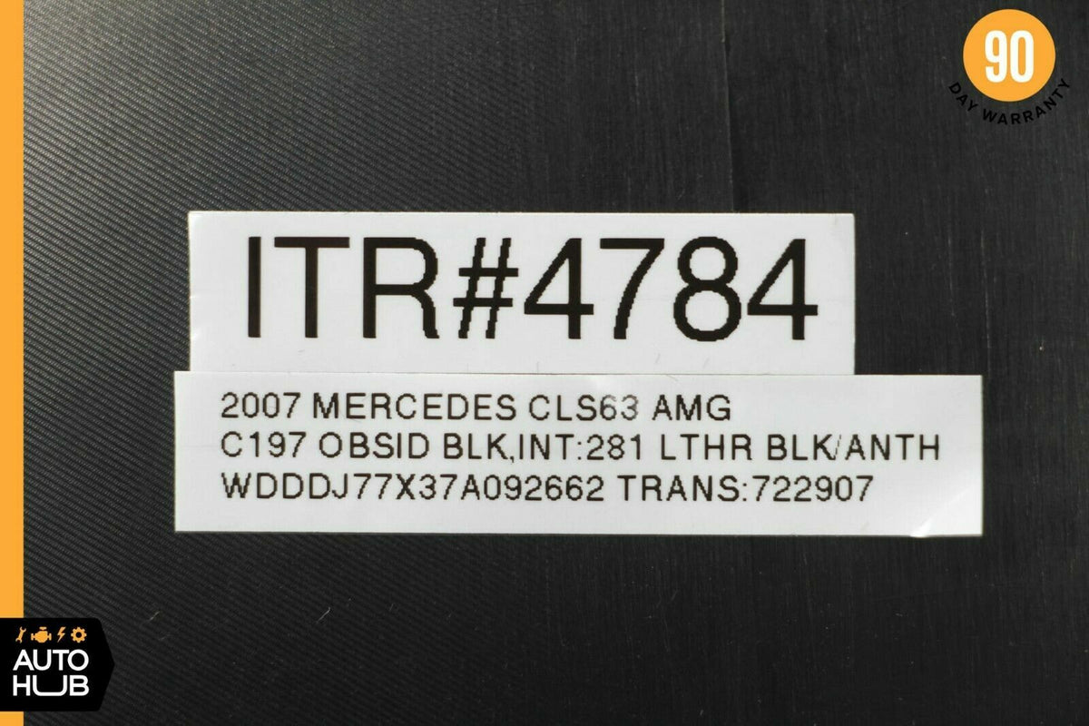 06-08 Mercedes W219 CLS63 AMG CLS500 Dashboard Glove Box Compartment Black OEM - photo 11
