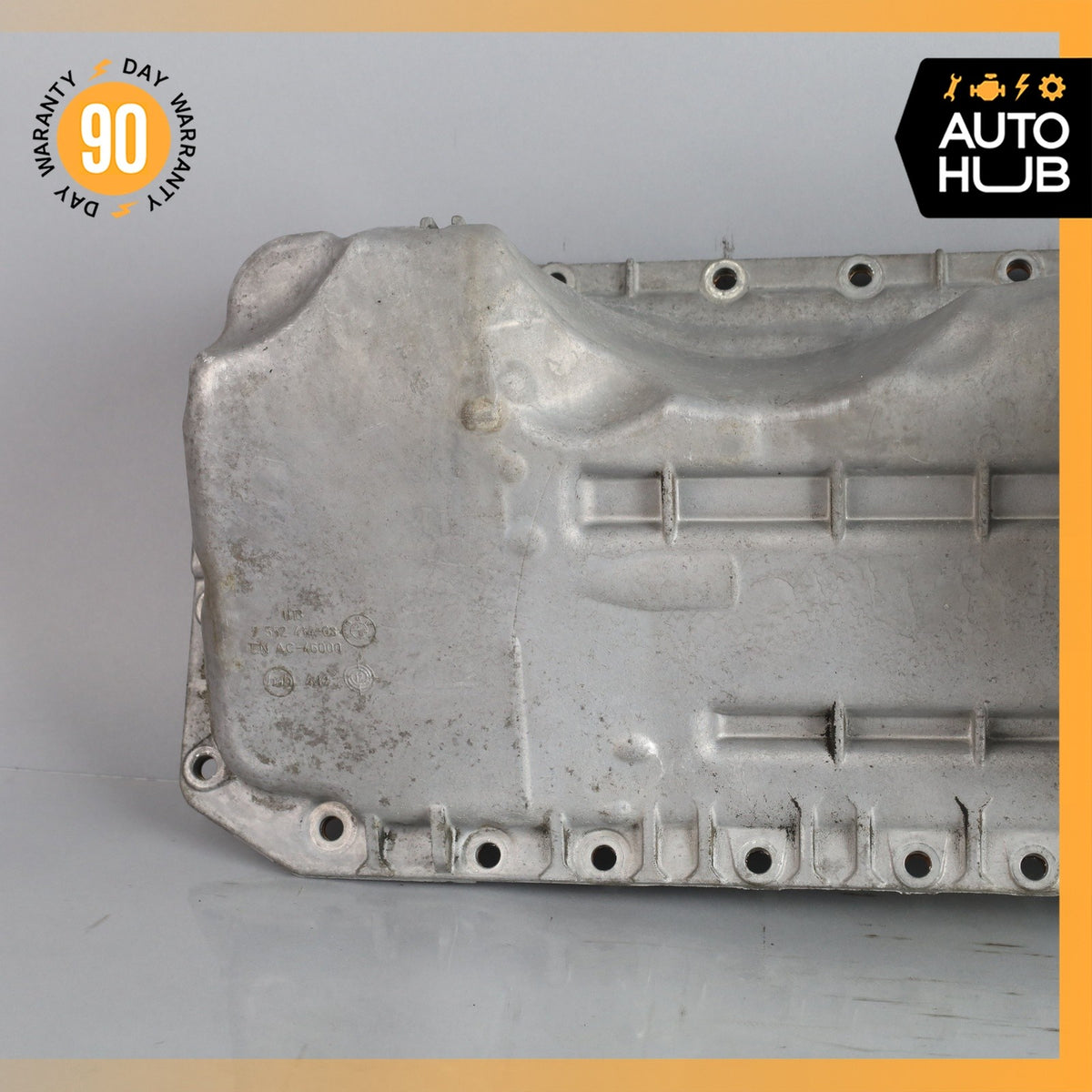 06-13 BMW E60 528i Z4 128i 3.0L N52B30 Engine Motor Lower Oil Pan 7552414 OEM - photo 12