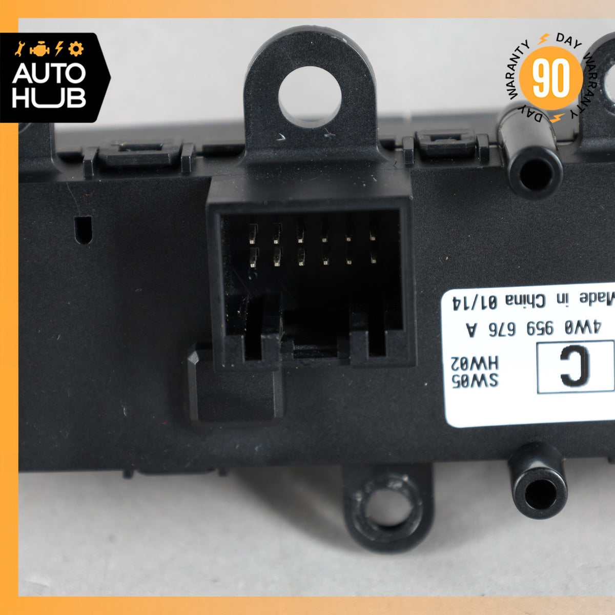 14-15 Bentley Flying Spur Center Console Switch Panel 4W0959676A OEM 40k - photo 7