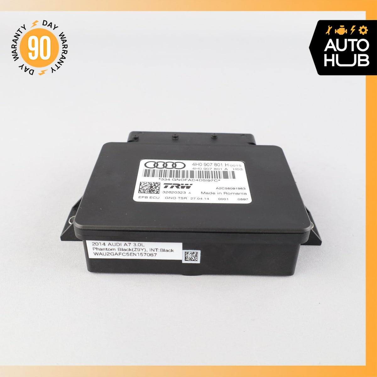 Audi 4G8 A7 S7 Electronic Parking Brake Control Module 4H0907801H OEM - photo 3