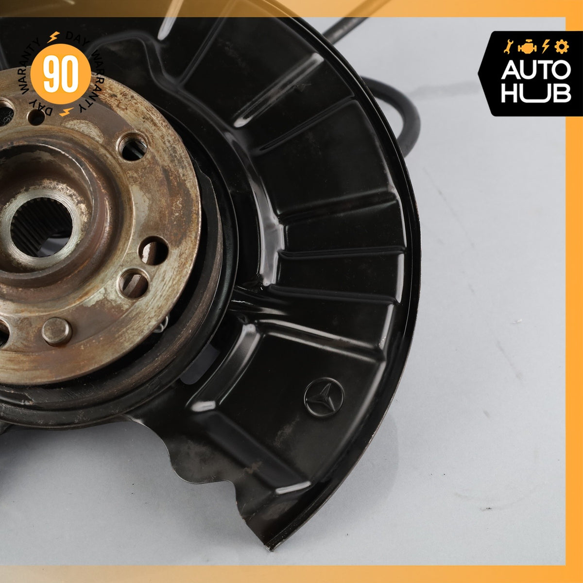 92-99 Mercedes W140 CL600 S500 Rear Left Side Spindle Knuckle Hub OEM 63k - photo 5
