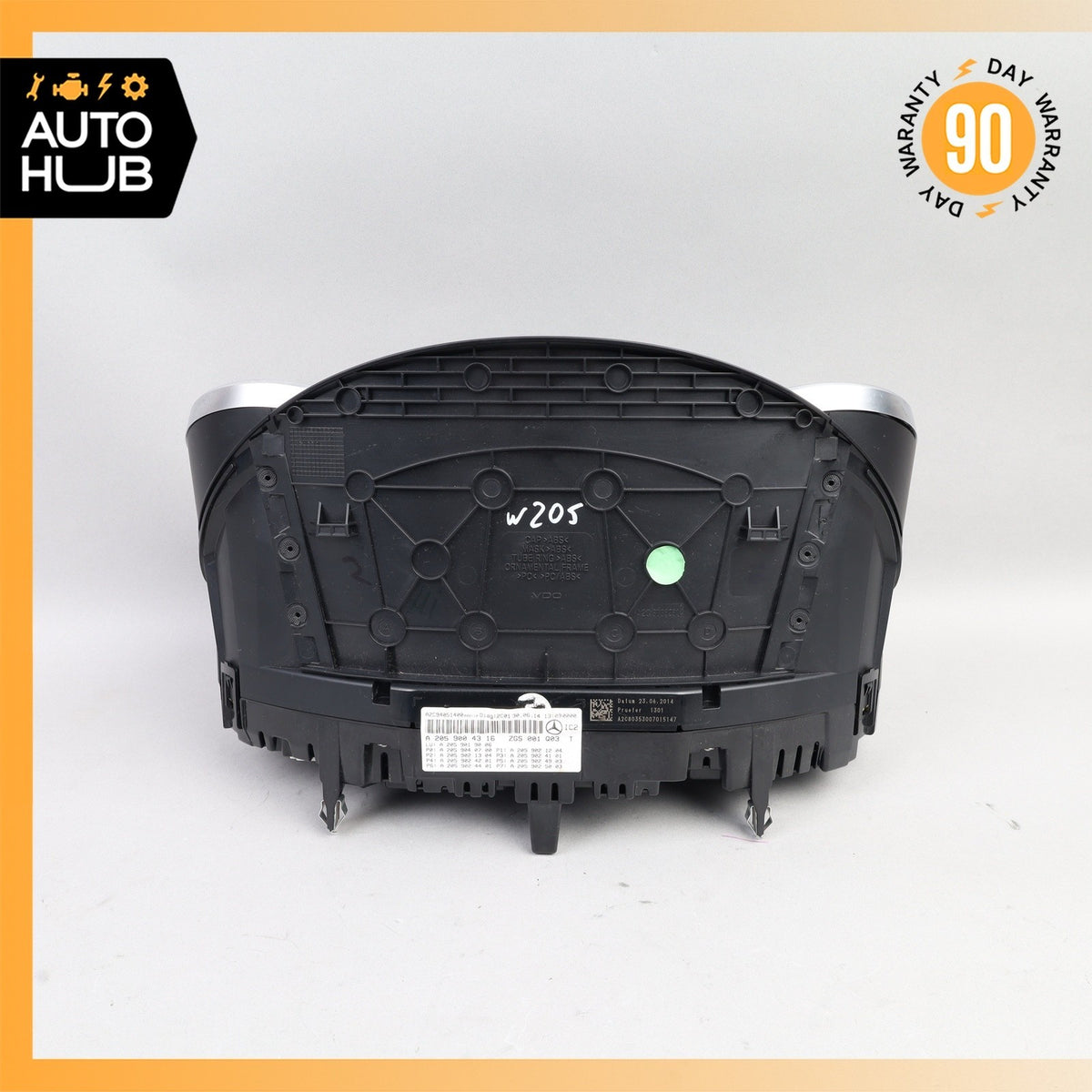 15-18 Mercedes W205 C300 Instrument Speedometer Cluster 2059004316 OEM 90k - photo 8