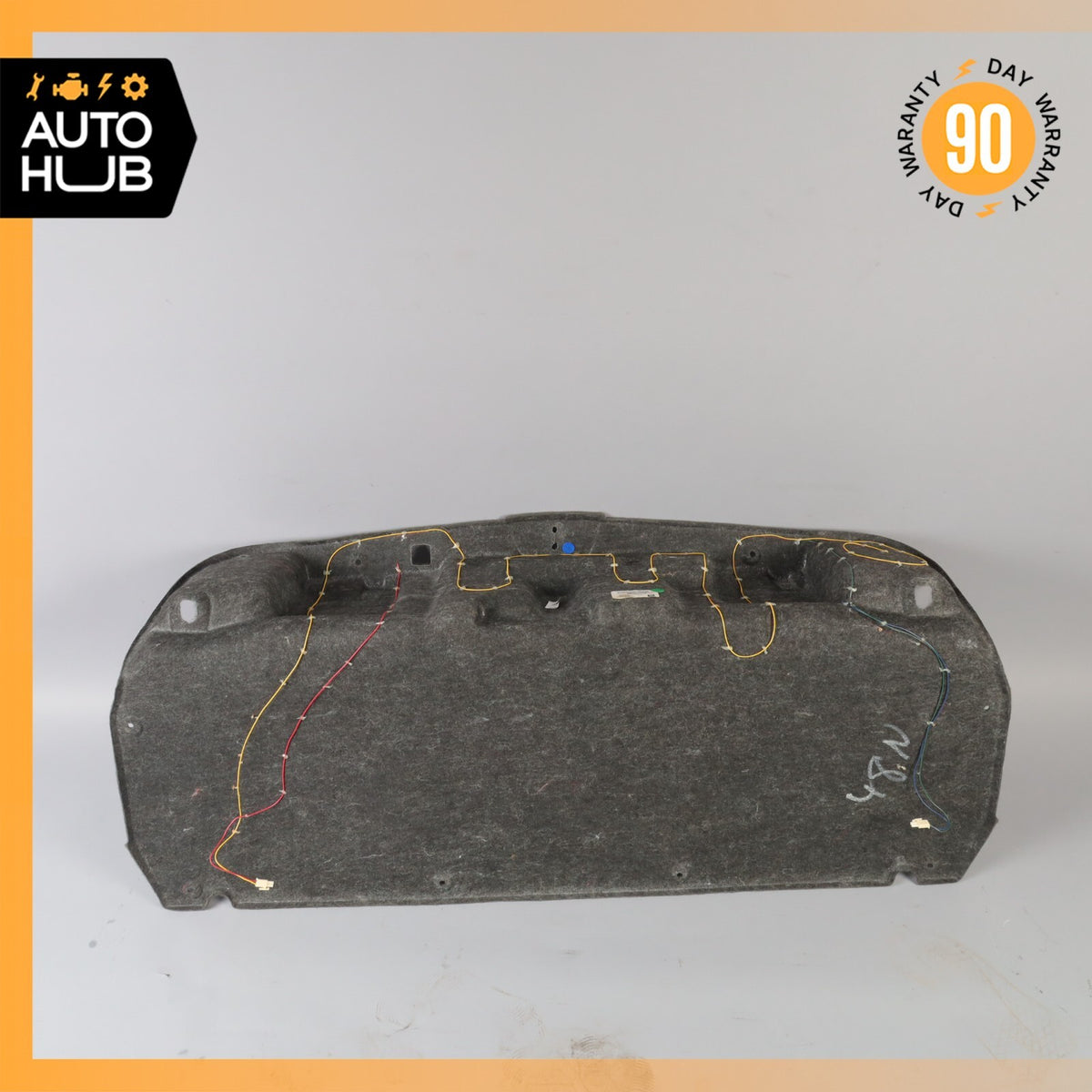 04-09 Cadillac XLR Trunk Deck Lid Liner Carpet Cover 10345682 OEM 51k - photo 9