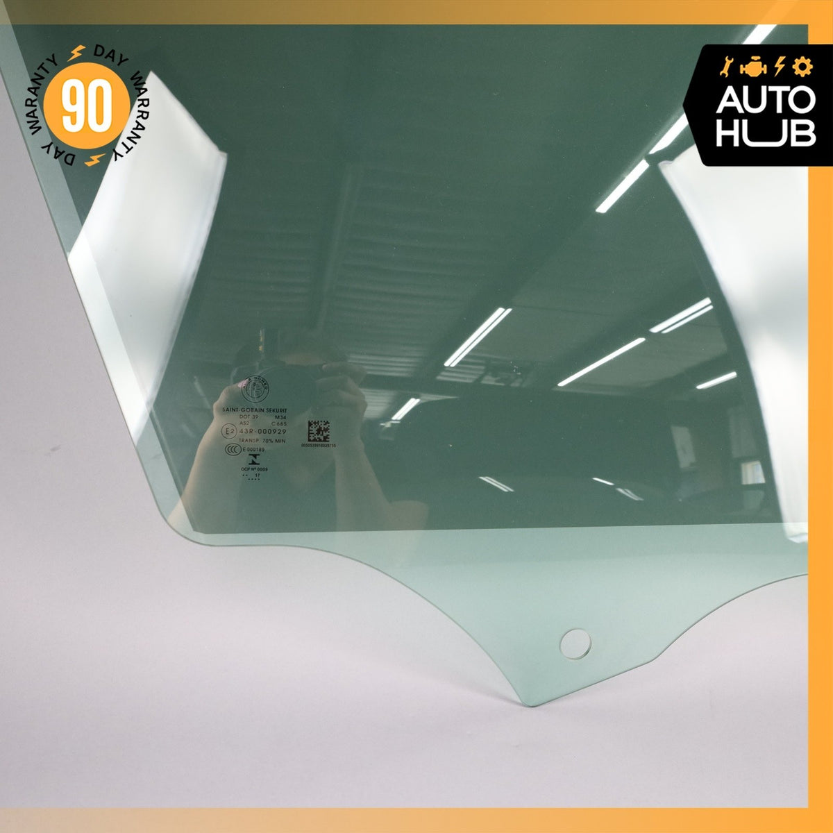 17-23 Alfa Romeo 949 Stelvio Front Right Side Door Window Glass 50539918 OEM - photo 3