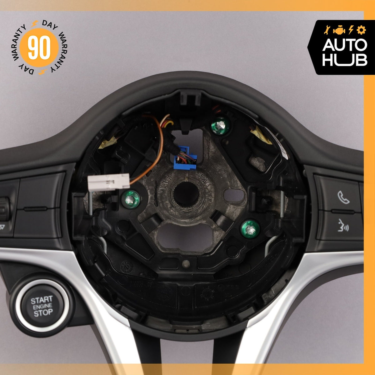 17-22 Alfa Romeo 952 Giulia Stelvio Driving Steering Wheel Flat Bottom OEM 56k - photo 10