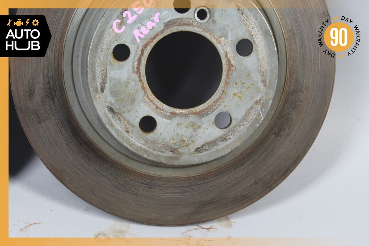 08-14 Mercedes W204 C250 C300 C350 Rear Brake Rotor Left and Right Set OEM - photo 3