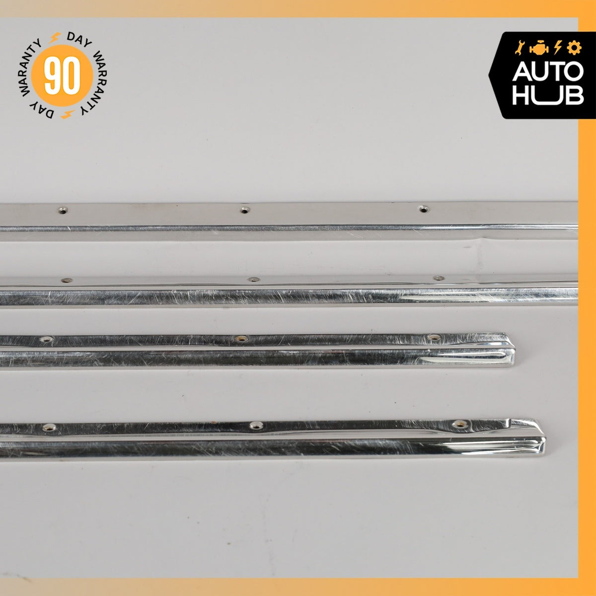 81-98 Rolls Royce Silver Spirit Spur Mulsanne Door Outer Step Sill Set OEM 22k - photo 5