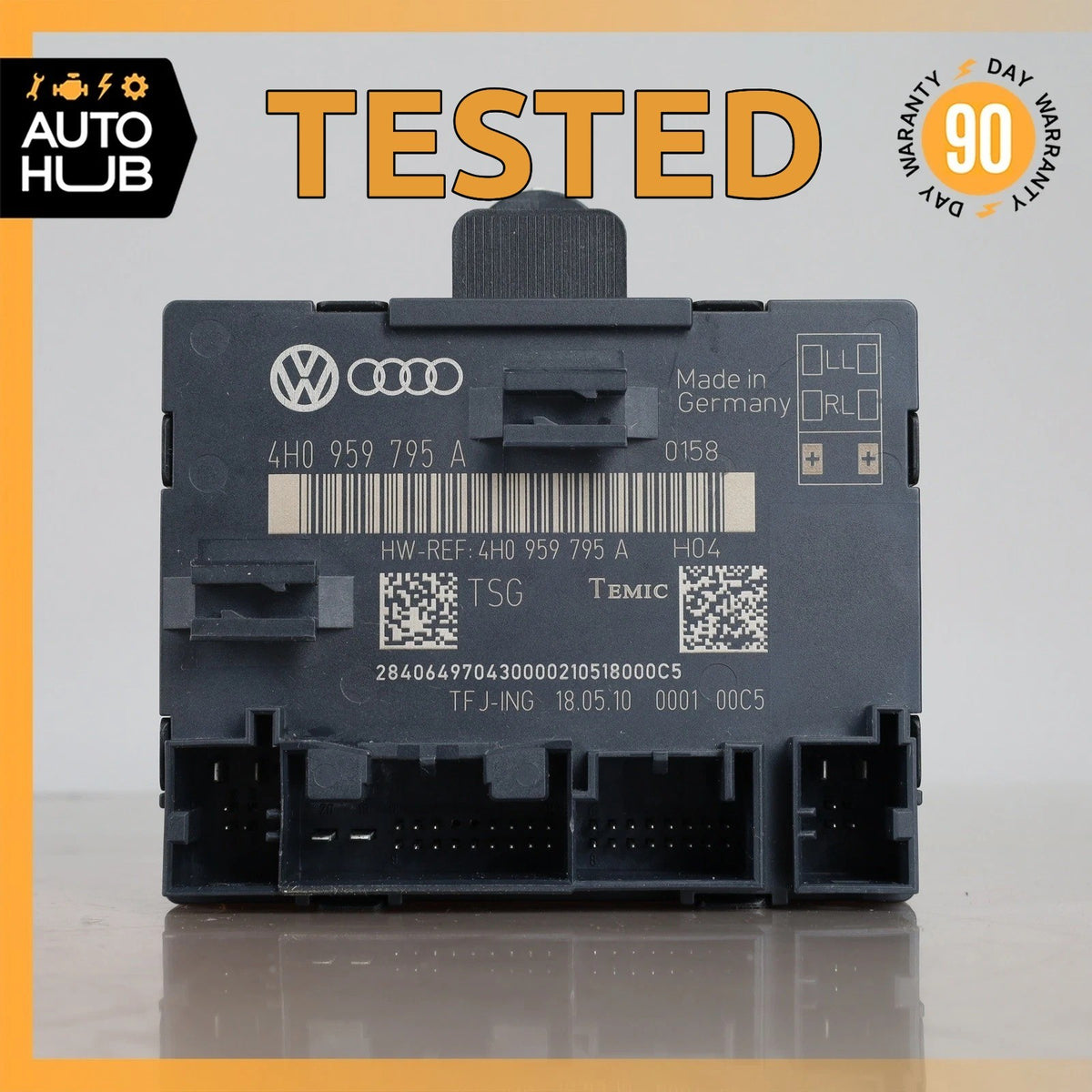 Audi D4 A8 Rear Left or Right Side Door Control Module OEM - photo 1