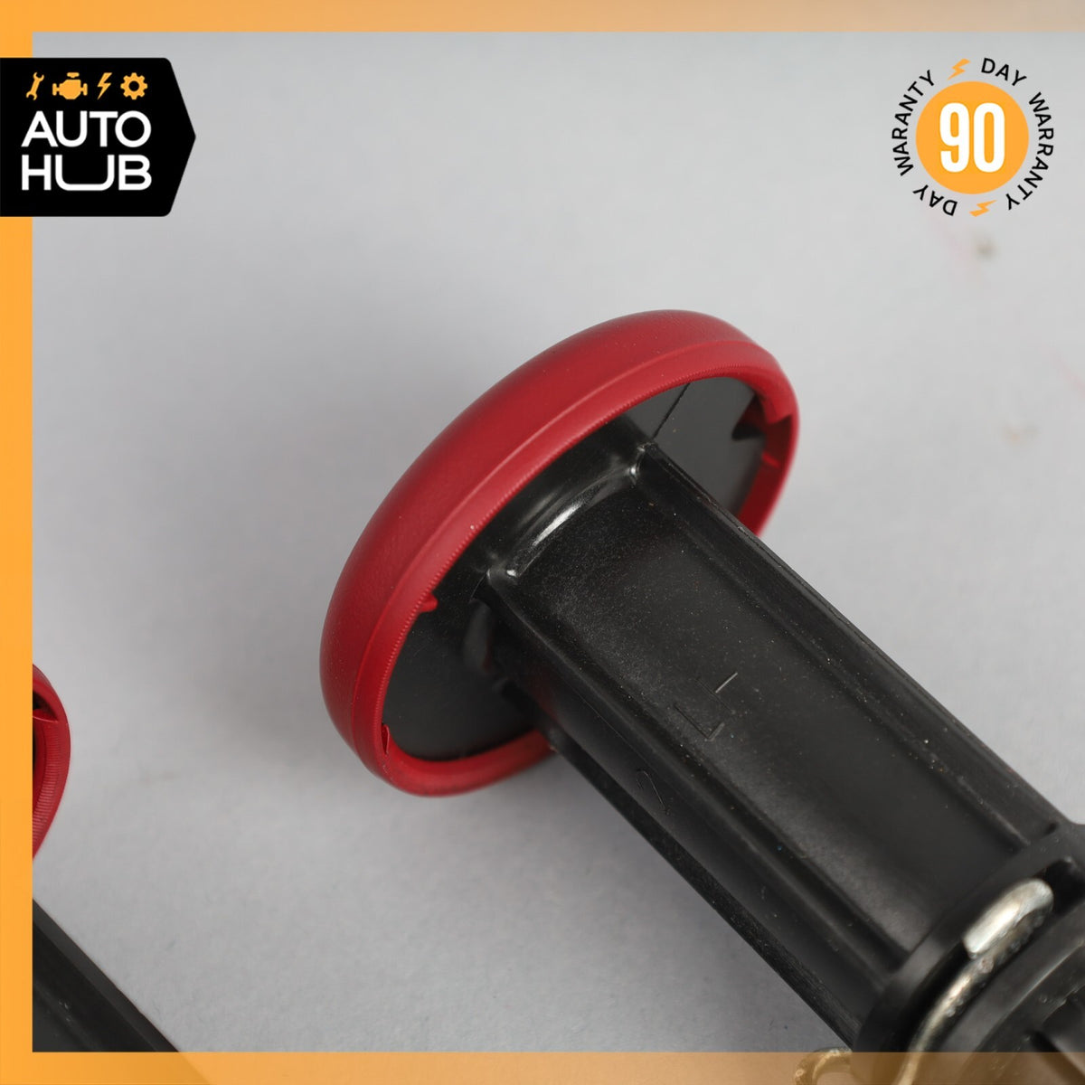 17-20 Maserati Levante M161 Front Left Driver Side Seat Headrest Guide Red OEM - photo 12