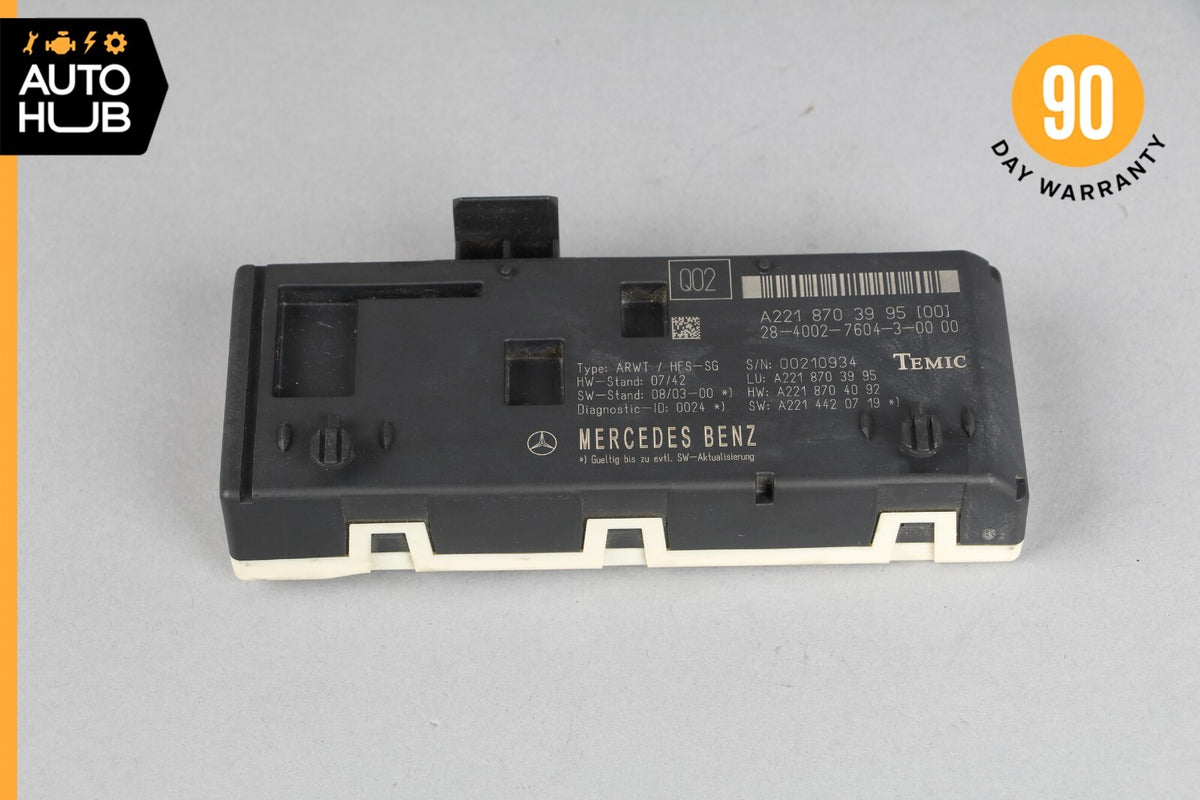 07-14 Mercedes W221 S400 S550 CL550 Trunk Release Remote Open Close Module OEM - photo 1