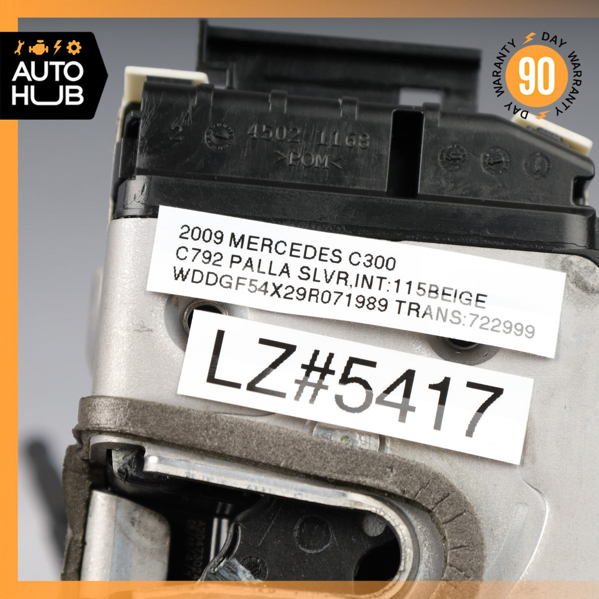 08-14 Mercedes W204 C300 C250 Rear Right Side Door Lock Latch Actuator OEM - photo 12