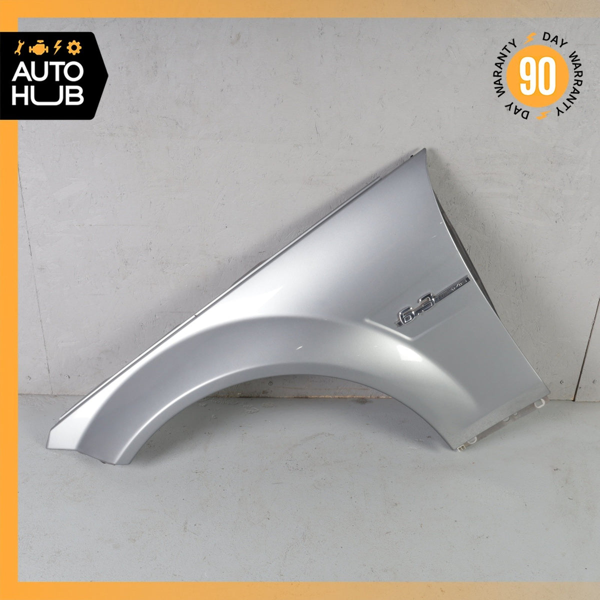 08-15 Mercedes W204 C63 AMG Left Driver Side Fender Assembly Silver OEM - photo 1