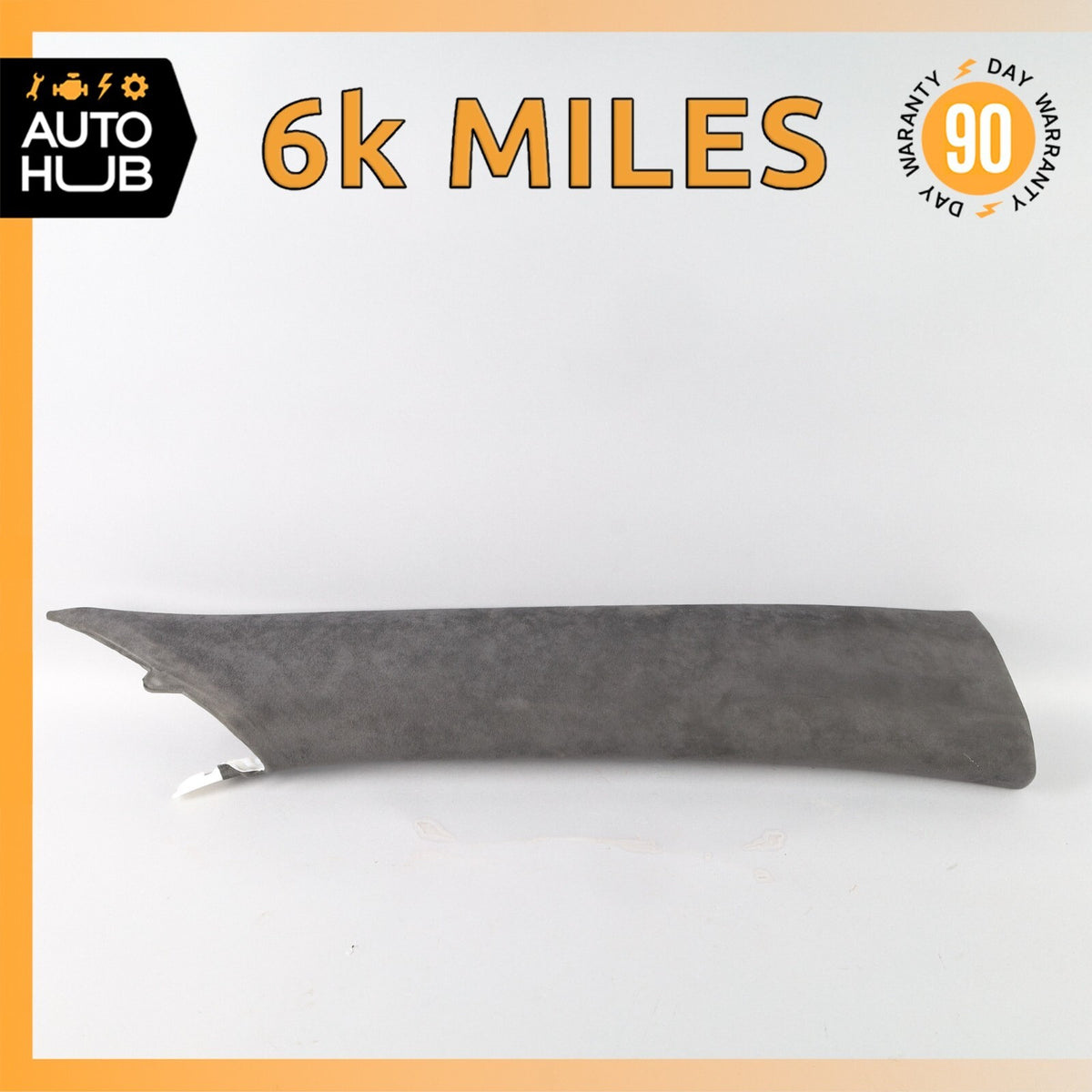 17-22 Porsche Panamera 971 4S Front Right Side A Pillar Trim Panel Suede OEM 6k - photo 1