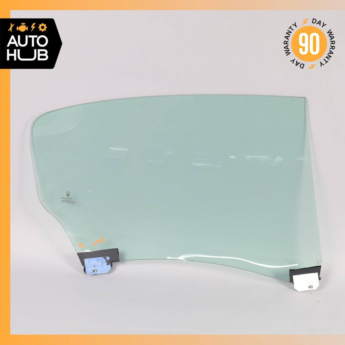 03-13 Maserati Quattroporte M139 Rear Left Side Door Window Glass OEM - photo 8